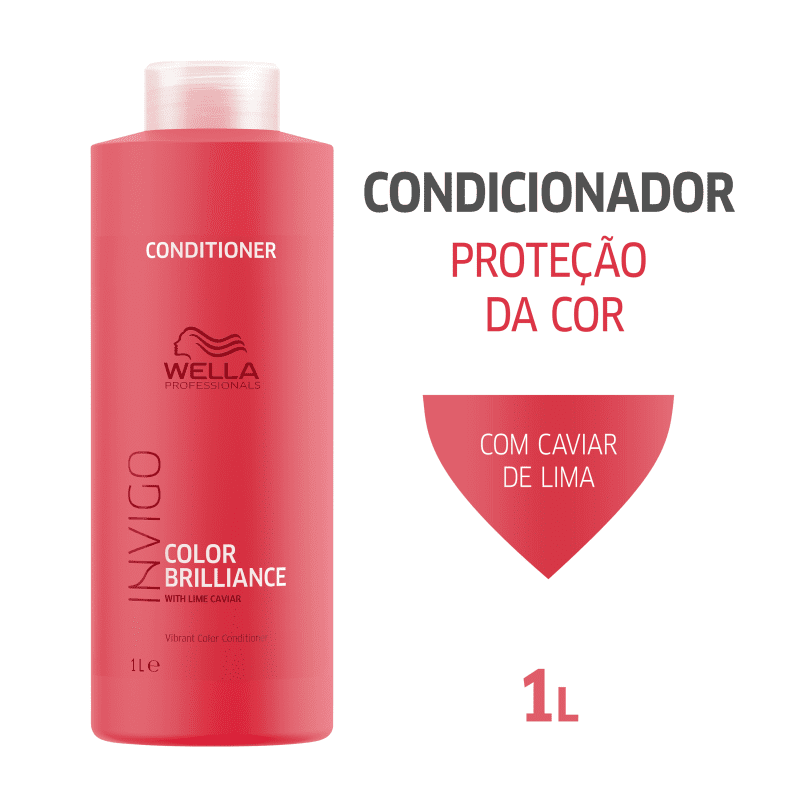 WELLA INVIGO COLOR BRILLIANCE CONDICIONADOR PARA PROTEÇÃO DA COR 1000ML