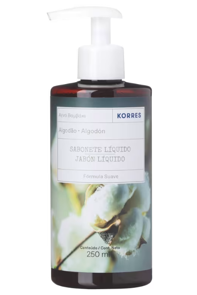 Korres Algodão Puro Extra Hidratante-sabonete Líquido 250ml