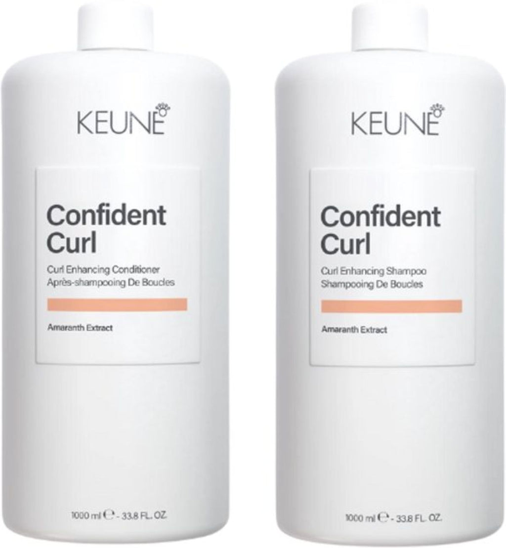 Keune Confident Curl Duo Salon Shampoo 1L + Condicionador 1L