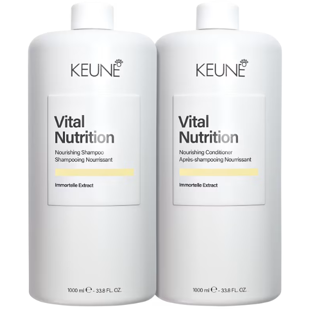 Keune Vital Nutrition Duo Salão Shampoo 1L + Condicionador 1L