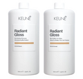 Keune Radiant Gloss Kit Shampoo 1l + Condicionador 1l
