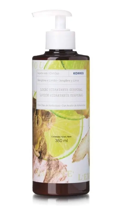 Korres Loção Hidratante Deo Corporal 350ml - Gengibre E Limão