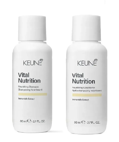 Keune Vital Nutrition Shampoo 80ml + Condicionador 80ml