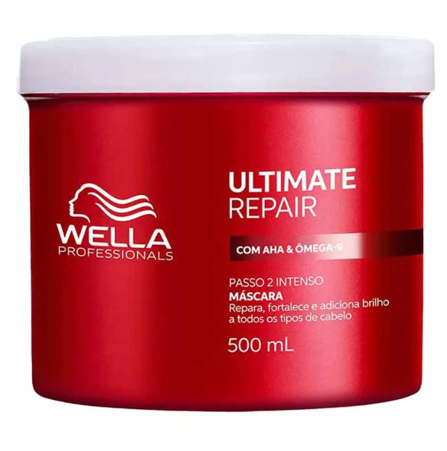 Wella Professionals Ultimate Repair Shampoo 1L + Condicionador 1L + Máscara 500ml