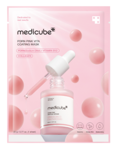 Medicube Pdrn Pink Vita Máscara Facial 1 Peça 22g - Todos os tipos de pele