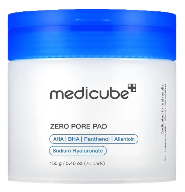 Medicube Zero Pore Pad 2.0 70 Pads Tônico Facial Aha Bha 155G