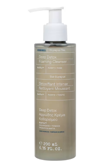 Korres Olympus Tea Deep Detox - Gel De Limpeza Facial 200ml