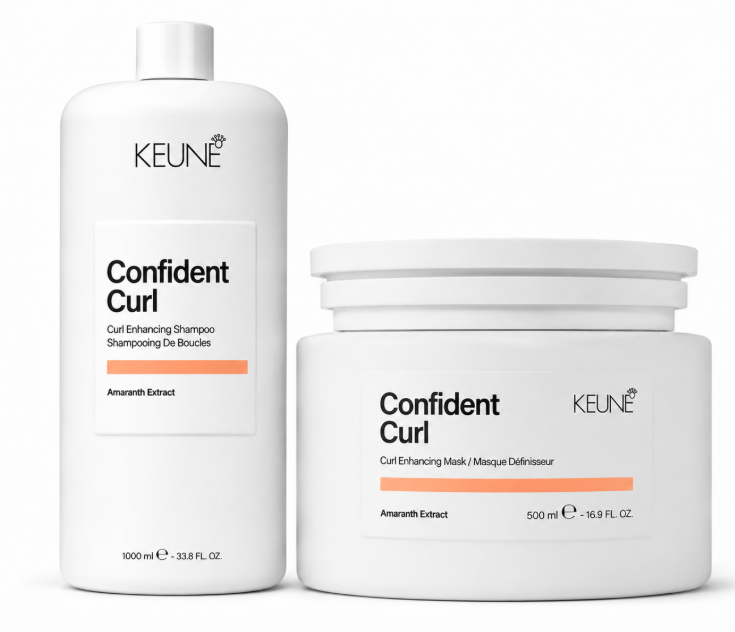 Keune Confident Curl Shampoo 1l + Mascara 500ml