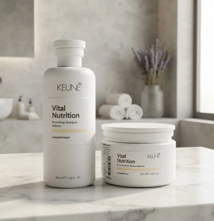 Keune Vital Nutrition Shampoo 300ml + Máscara 200ml