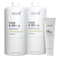 Keune Long & Strong Trio Salão - Sh + Cond + Leave In 100ml