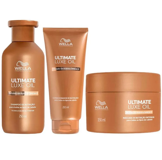 Wella Professionals Ultimate Luxe Oil Trio Care (3 Produtos)
