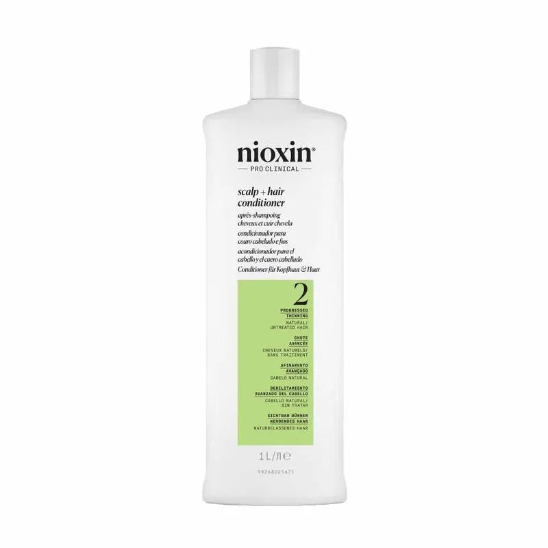 Nioxin Hair System 2 Cleanser - Kit Sh 1000ml + Cond 1000ml