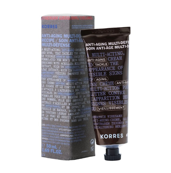 Korres Creme Anti-idade Multiação Masculino Rosto E Olhos 50ml