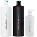 Sebastian Professional Hydre Kit Salon Shampoo 1L + Condicionador 1L + Máscara 500ml