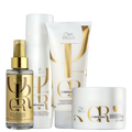 Wella Professionals Oil Reflections Luminous Kit Shampoo 250ml + Condicionador 200ml + Máscara 150ml + Óleo Tradicional 100ml