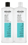 Nioxin Hair System 3- Kit Shampoo 1000ml + Cond 1000ml