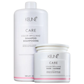 Keune Care Color Brillianz Kit Salon Shampoo 1000ml + Máscara 500ml