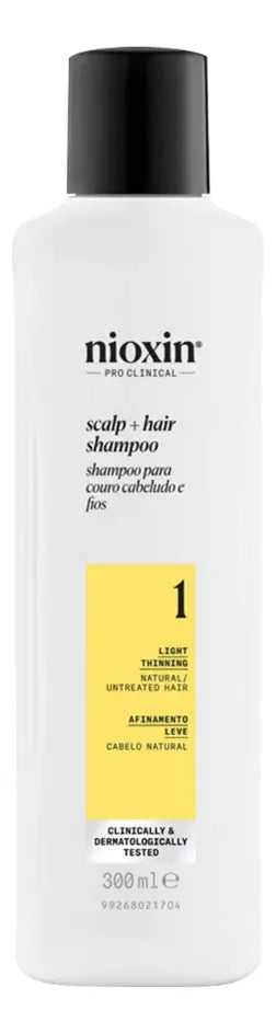 Nioxin System 1 Kit Shampoo 300ml + Condicionador 300ml
