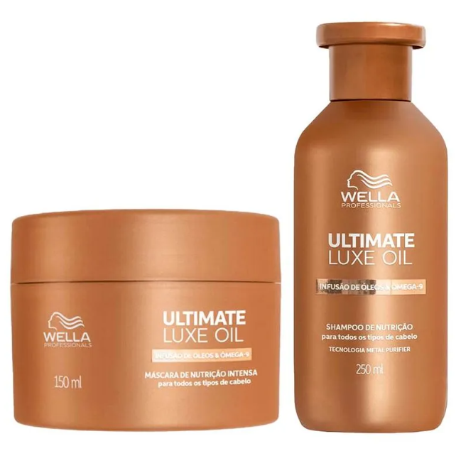 Wella Professional Ultimate Luxe Oil Shampoo 250ml + Máscara 150ml