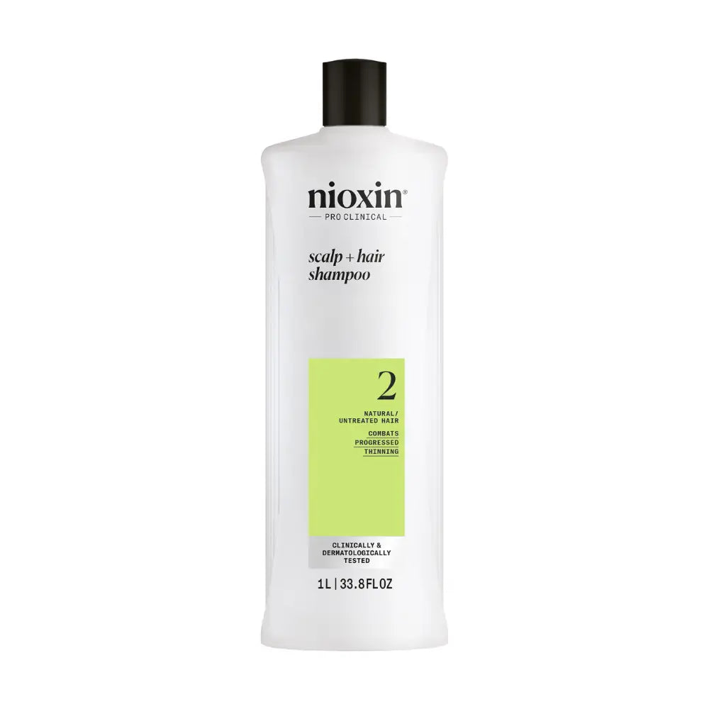 Nioxin Hair System 2 Cleanser - Kit Sh 1000ml + Cond 1000ml