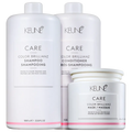 Keune Care Color Brillianz Kit Shampoo 1000ml + Condicionador 1000ml + Máscara 500ml