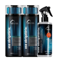 Truss Uso Obrigatório Ação Antifrizz Shampoo 300ml + Condicionador 300ml + Leave in 260ml