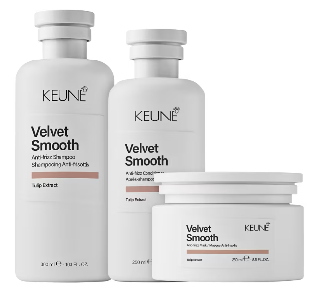 Keune Velvet Smooth - Controle E Nutrição Kit 3 Produtos
